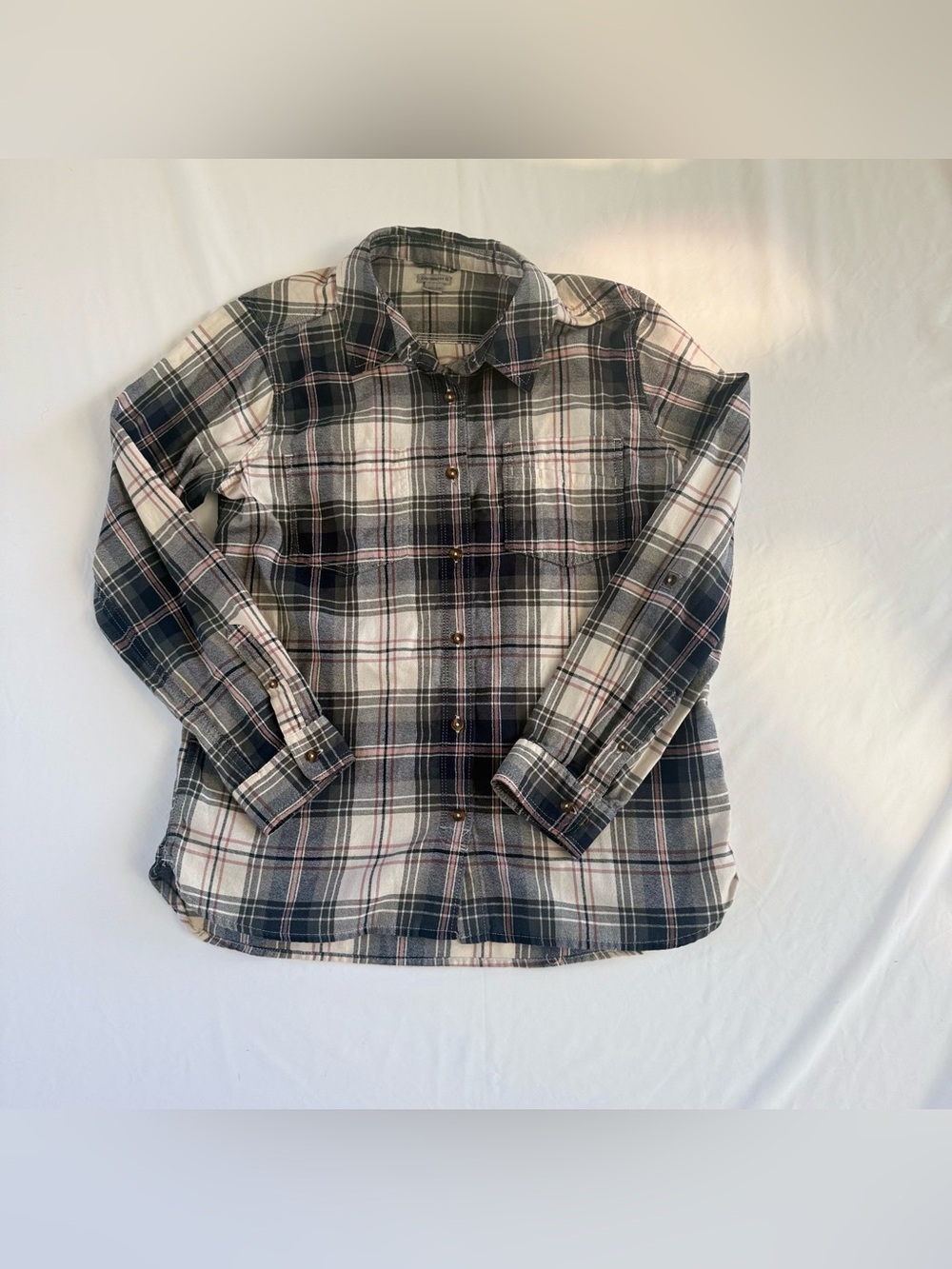 Carhartt Fairview Plaid Button Down Womens L Cotton Outdoor Roll Tab Gorpcore